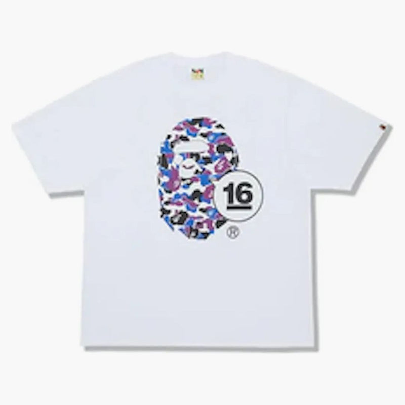 Bape Store Hong Kong 16th Anniversary Hk Camo Tee White