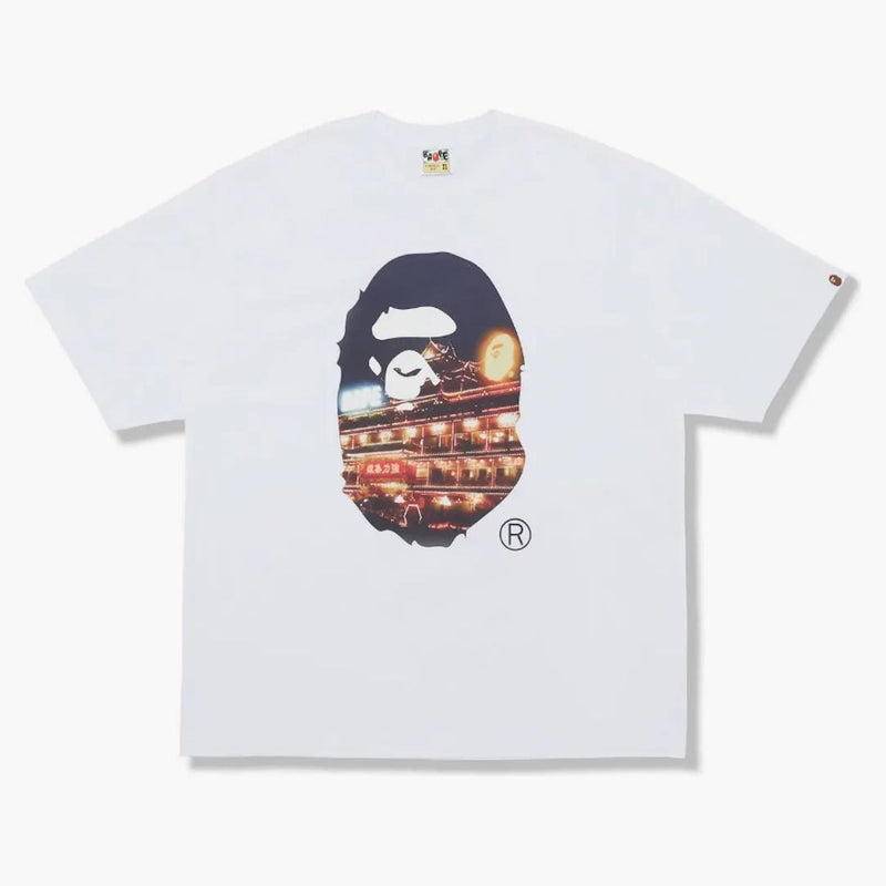Bape Store Hong Kong 16th Anniversary Photo Ape Head Tee White