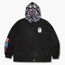 Bape Store Hong Kong 16th Anniversary Shark Windbreaker Jacket Black