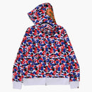 Bape Store London Separate Shark Full Zip Hoodie Multicolor