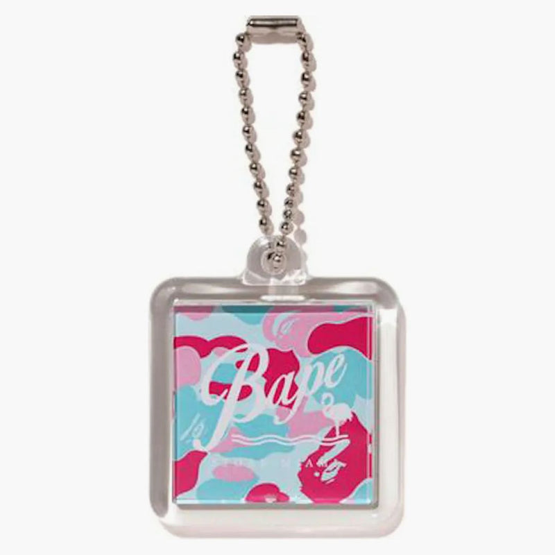 Bape Store Miami Keychain Pink/Blue