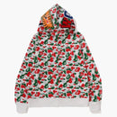 Bape Store Milan Separate Shark Full Zip Hoodie Multicolor