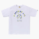 Bape Store New Jersey Shark College Tee White