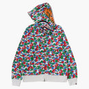Bape Store Qingdao Separate Shark Full Zip Hoodie Multicolor
