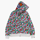 Bape Store Qingdao Separate Shark Full Zip Hoodie Multicolor