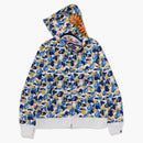 Bape Store Shanghai Separate Shark Full Zip Hoodie Multicolor