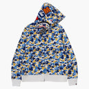 Bape Store Shanghai Separate Shark Full Zip Hoodie Multicolor