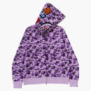 Bape Store Taipei Separate Shark Full Zip Hoodie Multicolor