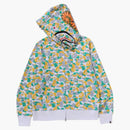 Bape Store Wuxi Separate Shark Full Zip Hoodie Multicolor