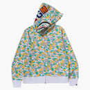 Bape Store Wuxi Separate Shark Full Zip Hoodie Multicolor