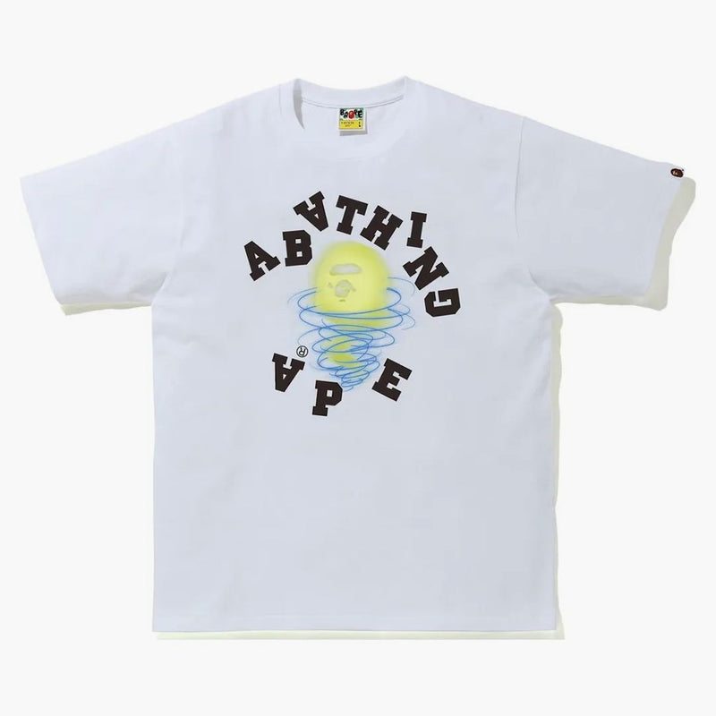 Bape Storm Broken College Tea White/Black