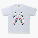 Bape Storm Shark Tee White/black