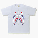 Bape Storm Shark Tee White/purple