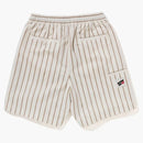 Bape Stripe Work Shorts Ivory