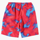 BAPE Stroke Camo Beach Shorts Red