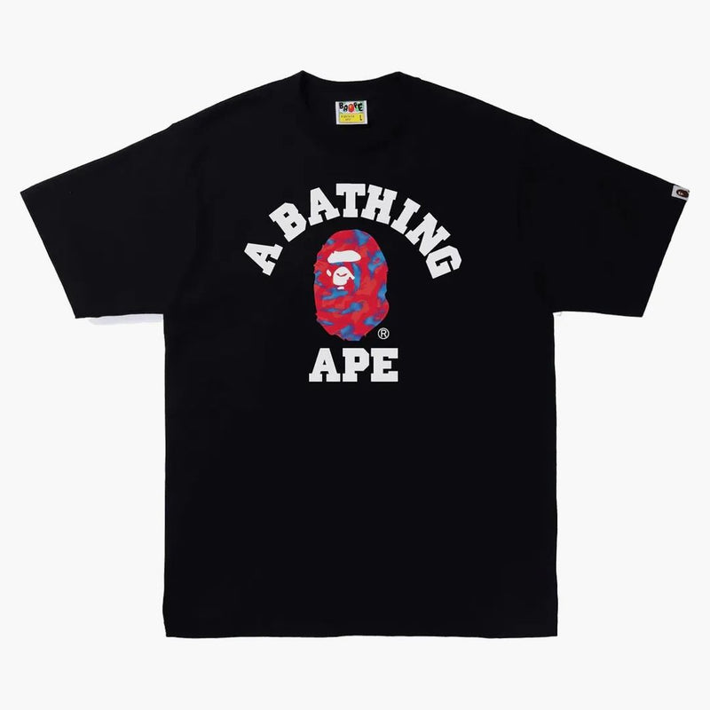 Bape Stroke Camo College Té negro/rojo