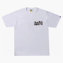 Bape Stroke Camo Distortion Tee White/black