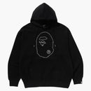 Bape Studded Ape Head Relaxed Fit Pullover Hoodie Black