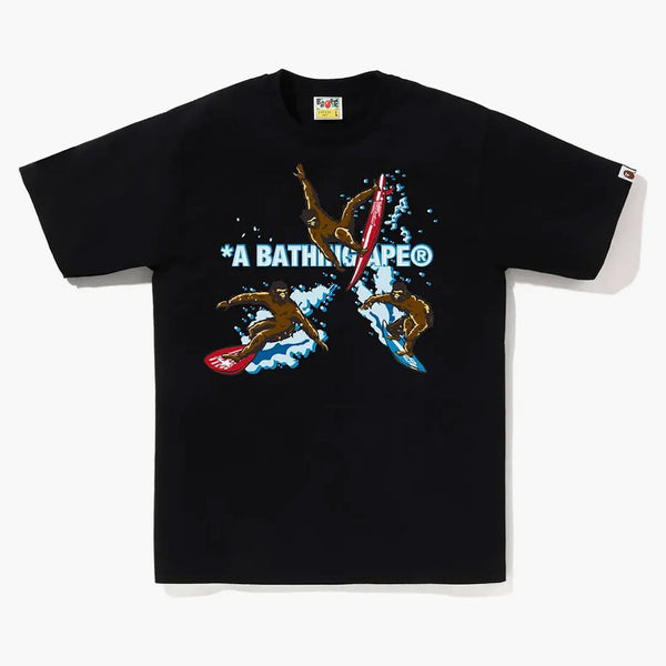 BAPE SURFING APES TEA SVART