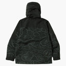 Bape text code Camo Hoodie Jacket Black