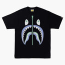 Bape text code camo shark tea black