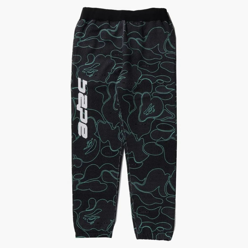 Bape Text Code Camo Stoppants Black