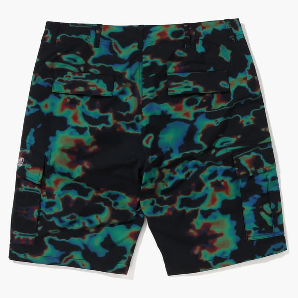 Bape Thermography Cargo Shorts Black