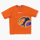 Bape thermography relaxed fit tea orange