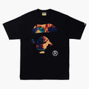 Bape Tie Dye Ape Face Tea Black/Navy