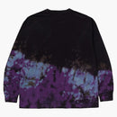 Bape Tie Dye Ape Head Relaxed Fit L/s Tee Black