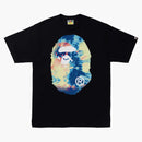 BAPE TIE TIE DYE BIG APE HEAD TEA ČERNÁ/MULTI