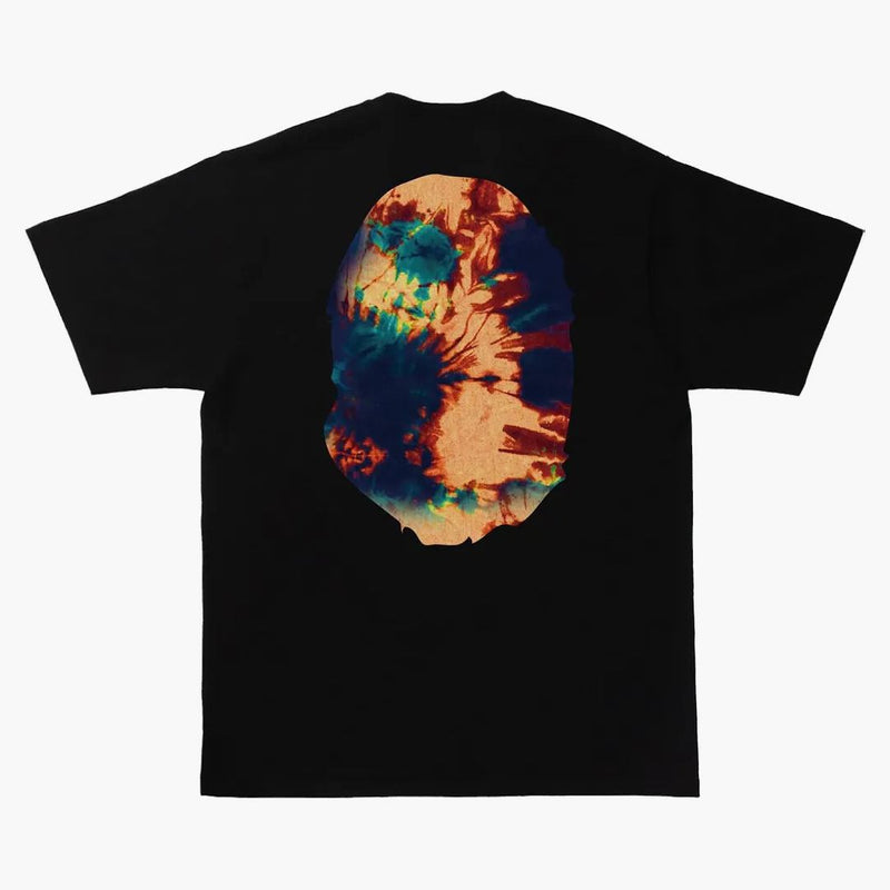 BAPE TIE TIE DYE BIG APE HEAD TEA Black/Navy