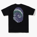 Bape Tie Dye Big Ape Head Tea Black Purple
