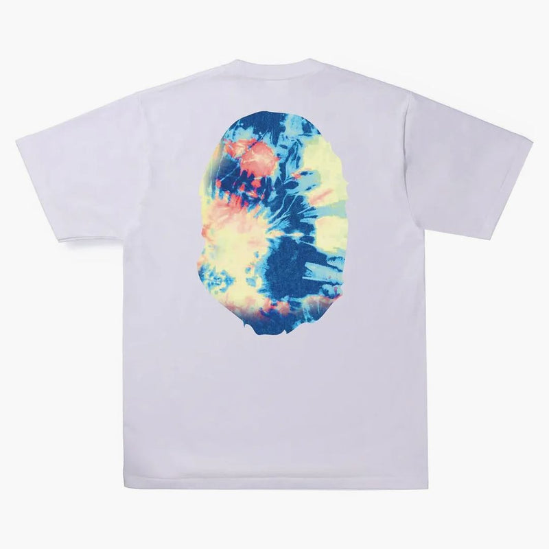 Tintura tie bape grande scimmia tee tee bianco/multi