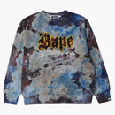 Bape Tie barwnik Boombox Crewneck Multicolor