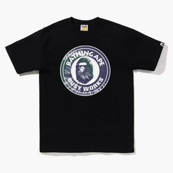 Bape Tie Dye Busy Works Tea Black Purple