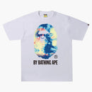 Bape Tie Dye by Bathing Ape Tee White/Multicolor