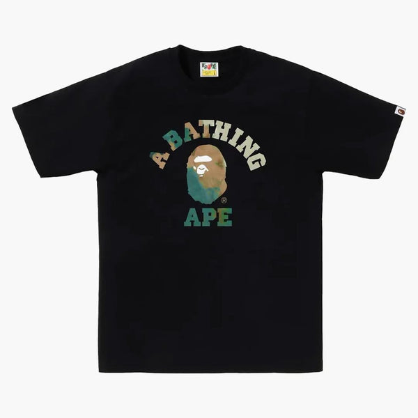 Bape Tie Dye College Tee Black/beige