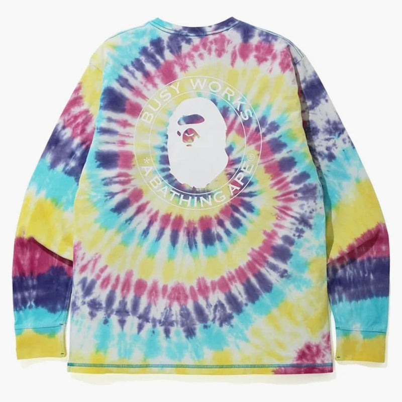 Bape Tie Dye L/S Tea Multi