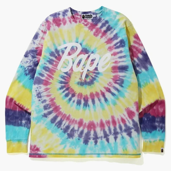 Bape Tie Dye L/S Tea Multi