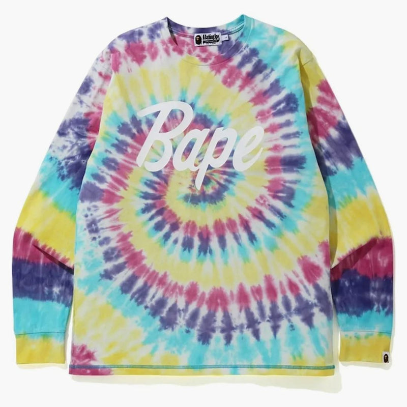 Bape Tie Dye L/S Tea Multi