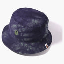 Bape Tie Dye One Point Bucket has Purple