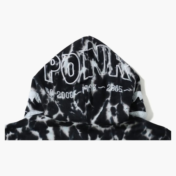 Bape Tie Dye Ponr Shark Wide Full Zip Soodie Black