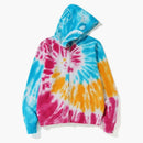 Bape Tie Dye Ponr Shark Wide Full Zip Hoodie Multi