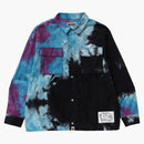 Bape Tie Dye Relaxed Fit CPO Shirt Black