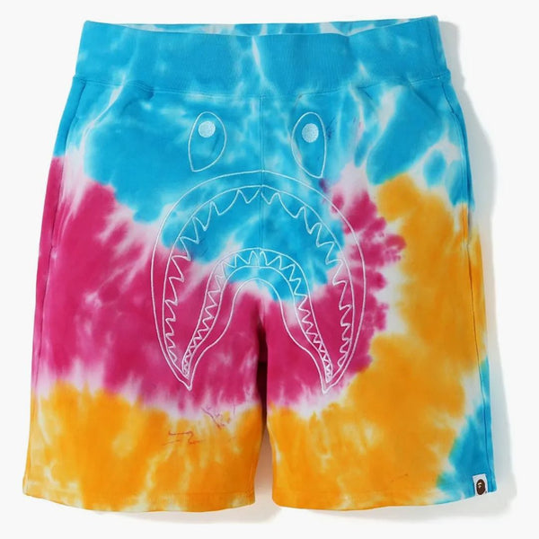 Bape Tie Dye Shark Sweat (SS19) Shorts Multi