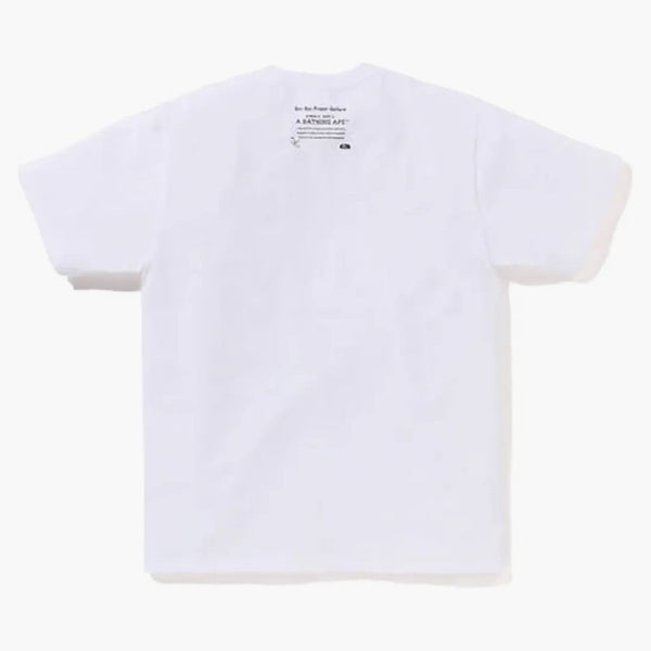 Bape Tiger Camo Ape Head Tea White
