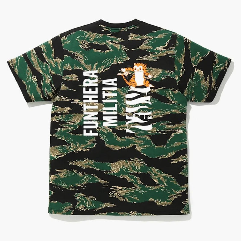 Bape Tiger Camo Tiger Tee Green
