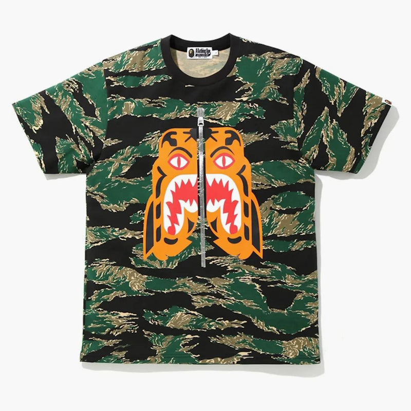 Bape Tiger Camo Tiger Tee Green
