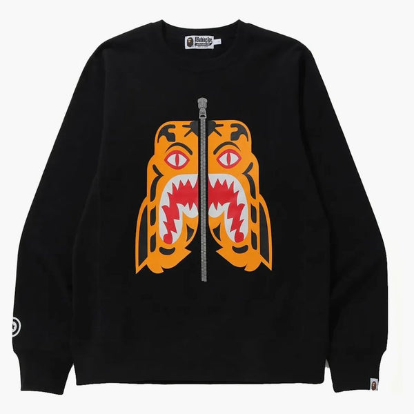 Bape Tiger Crewneck (FW21) Černá